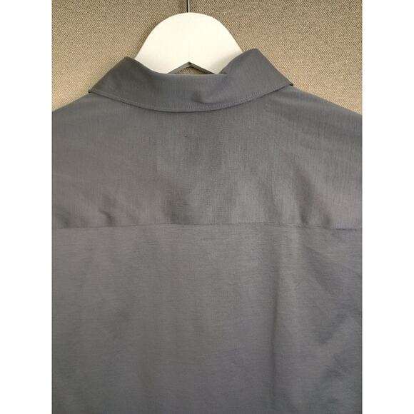 Eton Shirt Men Large Gray Modern Casual Career Office Classic Button Down - Picture 7 of 12